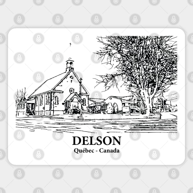 Delson - Québec Magnet by Lakeric